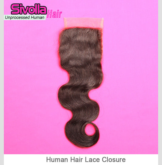 Human Hair Lace Closure 5x5 | Body Wave & Straight