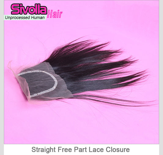 Human Hair Lace Closure 4x4 | Body Wave | Straight