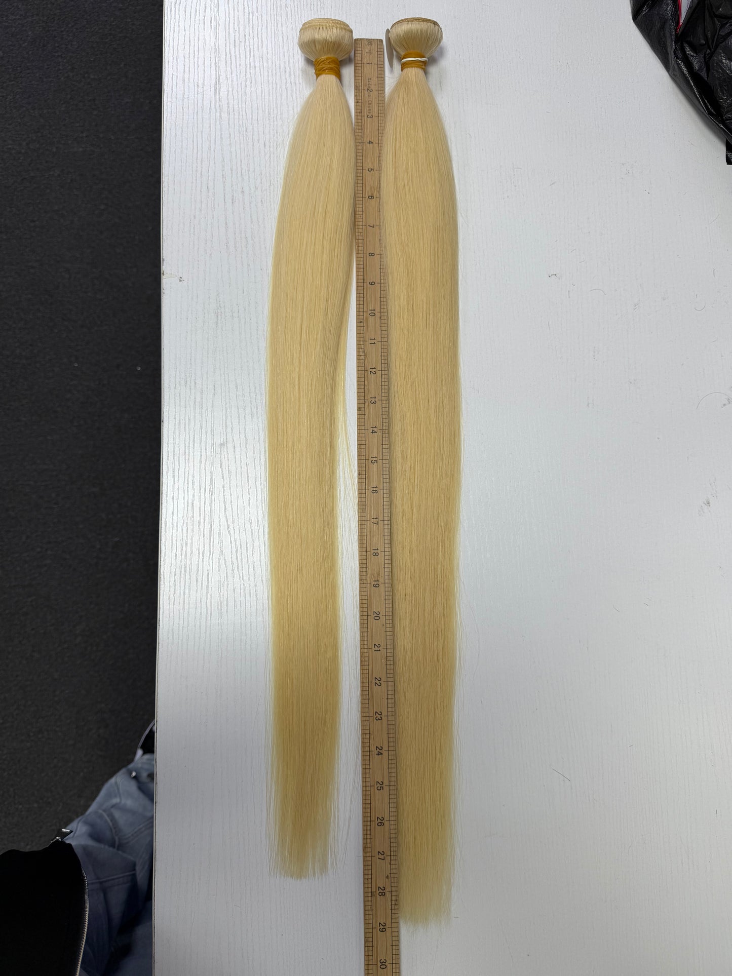 100% Human Hair Weft - Straight Blonde #613