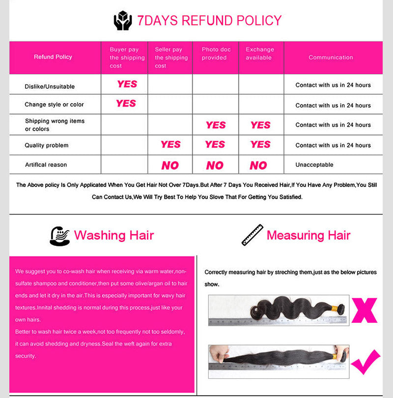 100% Human Hair - Lace Closure 4x4 | Body Wave | Straight