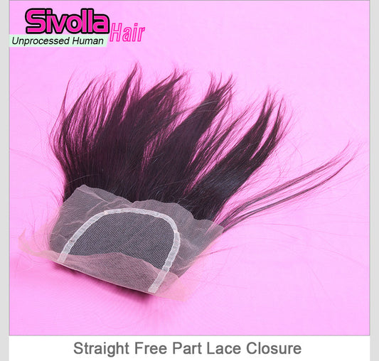 Human Hair Lace Closure 4x4 | Body Wave | Straight