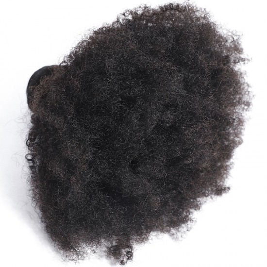 Afro Kinky Curly bundle with Lace Closure 4*4