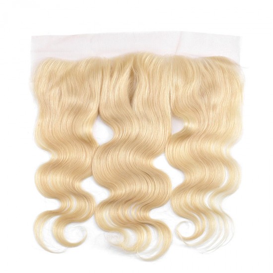 10A Body Wave Lace Frontal Closure 13x4 Ear to Ear Blonde Color #613 Lace Frontal Closure Premium