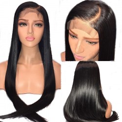 Undetectable Invisible Lace Straight Raw Virgin Hair Full Lace Wig | Sivolla Hair
