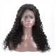 9A Free Shipping Original Natural Human Hair Deep Wave Lace Front Human Hair Wig High Density 180% Good Quality Lace Frintal Wigs Deep Curl Lace Frontal Wig