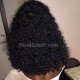 LUXURY RAW HUMAN HAIR WIG AFRO KINKY CURLY TEXTURE LACE FRONTAL WIGS
