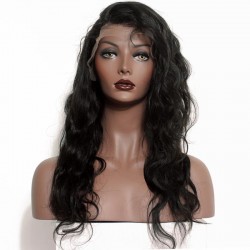 Body Wave 13*4 Lace Frontal Human Hair Wigs with Baby Hair Pre-Plucked Natural Hair Line 150% Density wigs