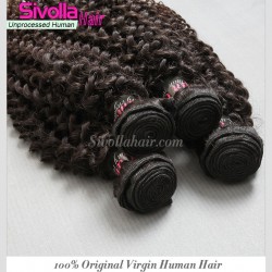 1 bundle deal Raw Natural Hair Grade 9A Cambodian Jerry Curly Human Hair 1pcs/lot free shipping UNICE hair