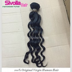 1Bundle Deals 10A Unprocessed Cambodian Loose Deep Wave Hair Sample Hair 100gram 1 bundle Weave Weft SIVOLLA HAIR