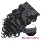 Body Wave Clip Human Hair Extension