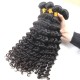 3 Bundle Deals with Lace Frontal 13x4 Deep Wave Human Hair Weft